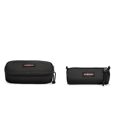 EASTPAK Oval Single Federmäppchen, 22 cm, Schwarz (Black) & BENCHMARK SINGLE Federmäppchen, 21 cm, Schwarz (Black) im Sale